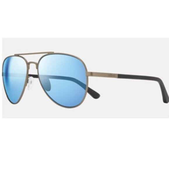 Revo | Raconteur II Aviator Sunglasses - Blue Water Lenses